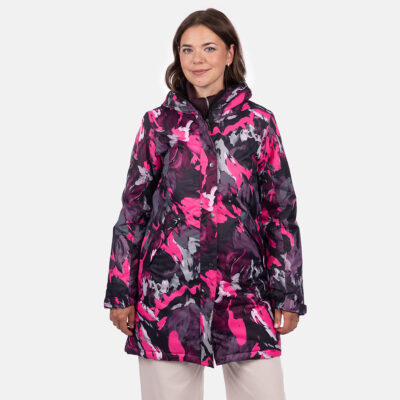 Neon pink (patterned)